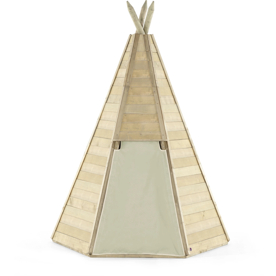 plum® Spielhaus Tipi aus Holz, 330 cm