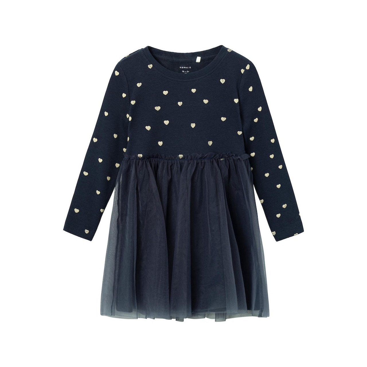 name it NMFNADJA LS DRESS NOOS