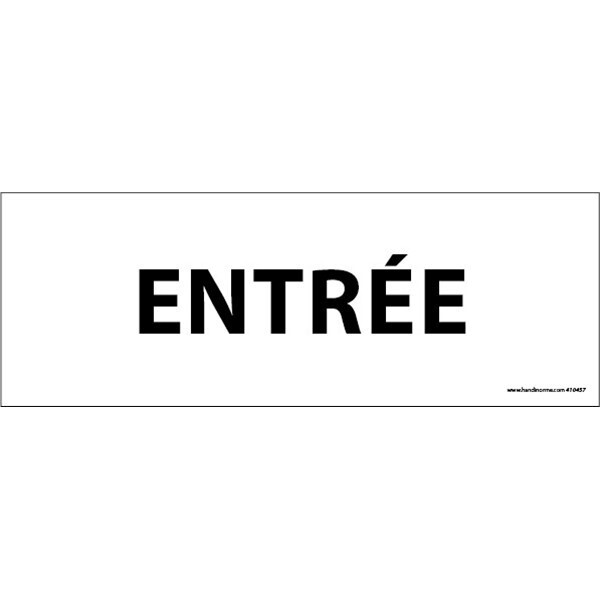 Plaque de Porte - ENTREE