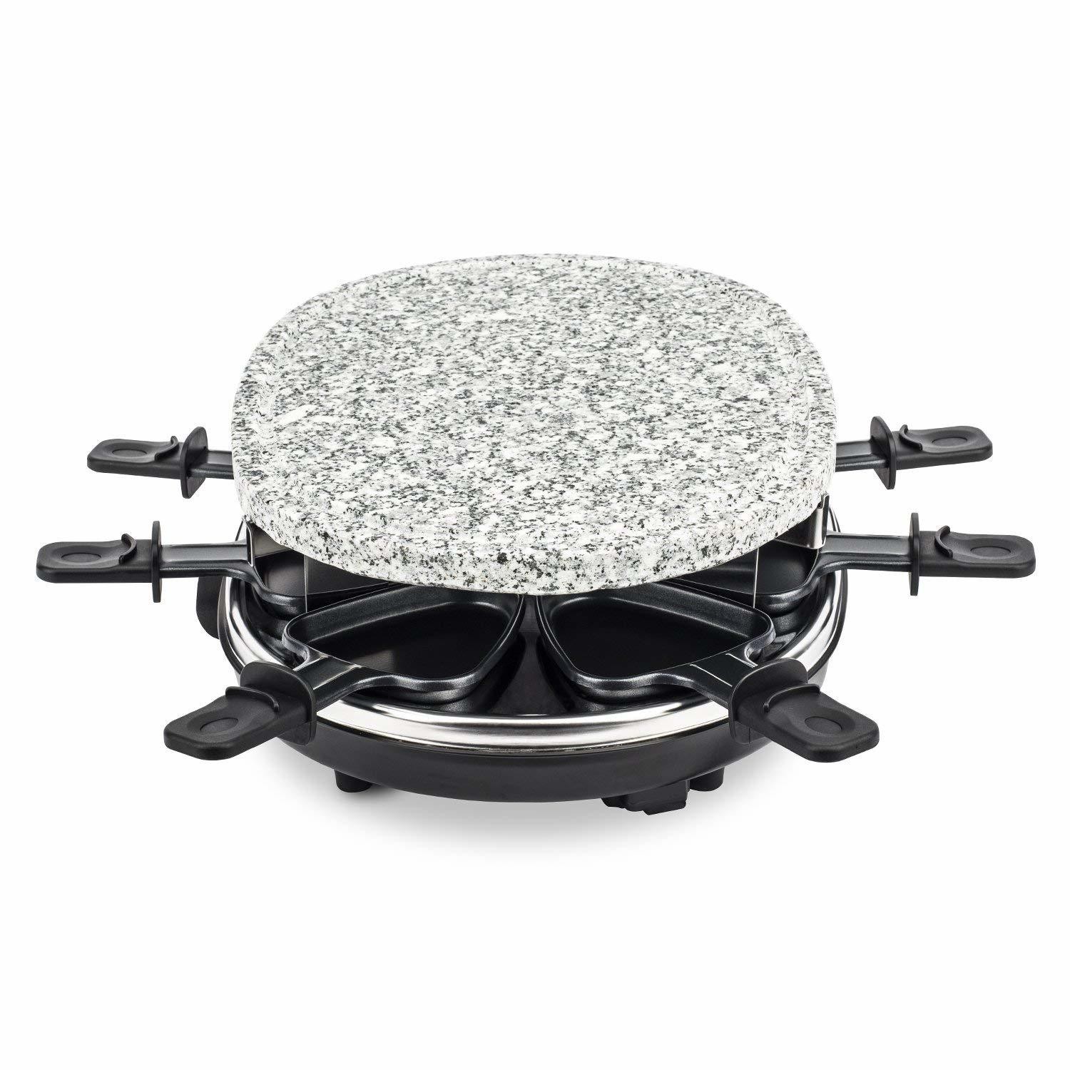 Hkoenig Appareil à raclette + pierre à griller RP85