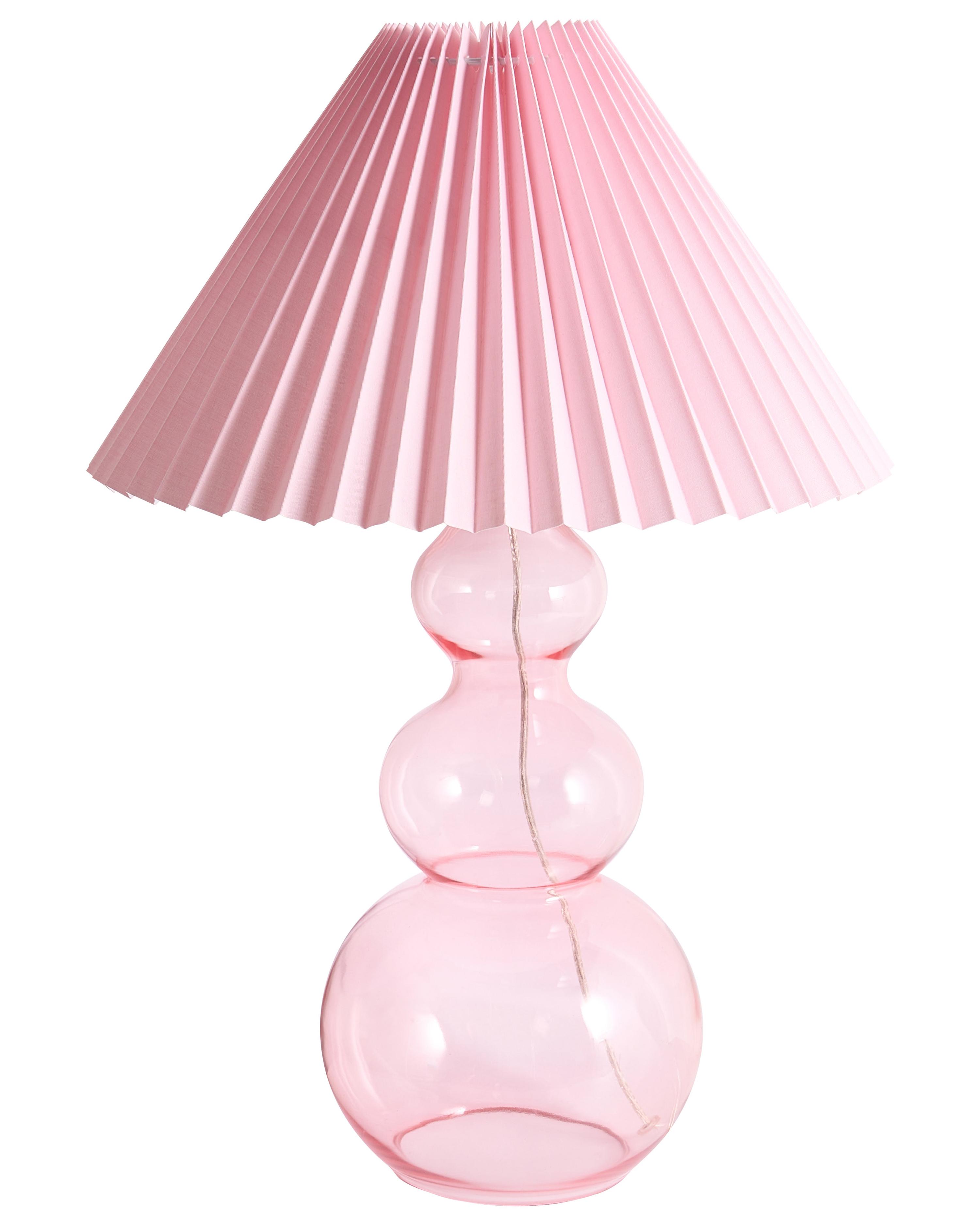 Tafellamp SENGWA Glas Roze