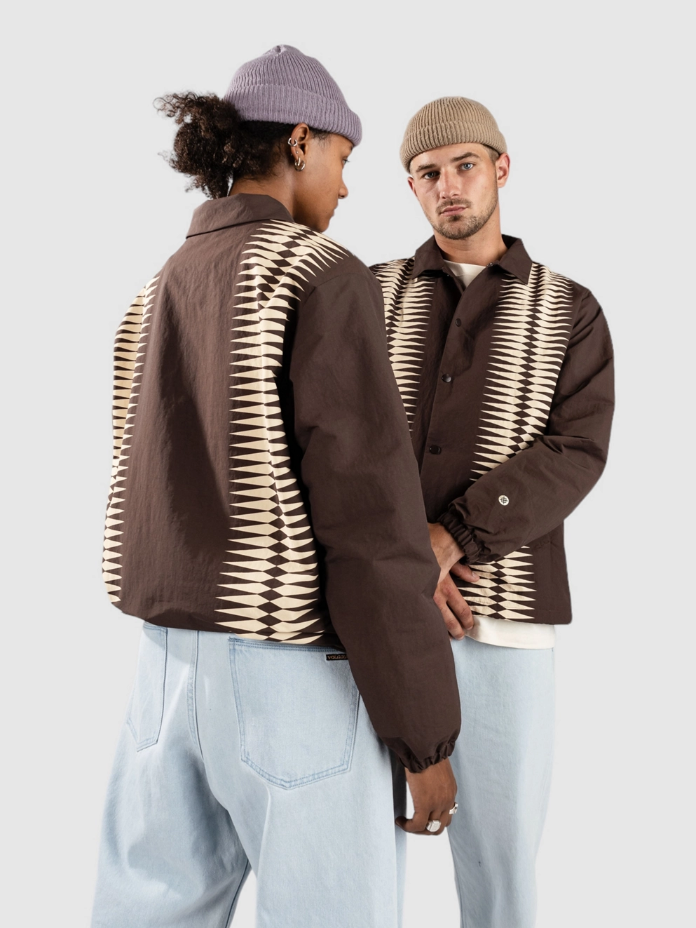 Stance Coaches Jacket darkbrown