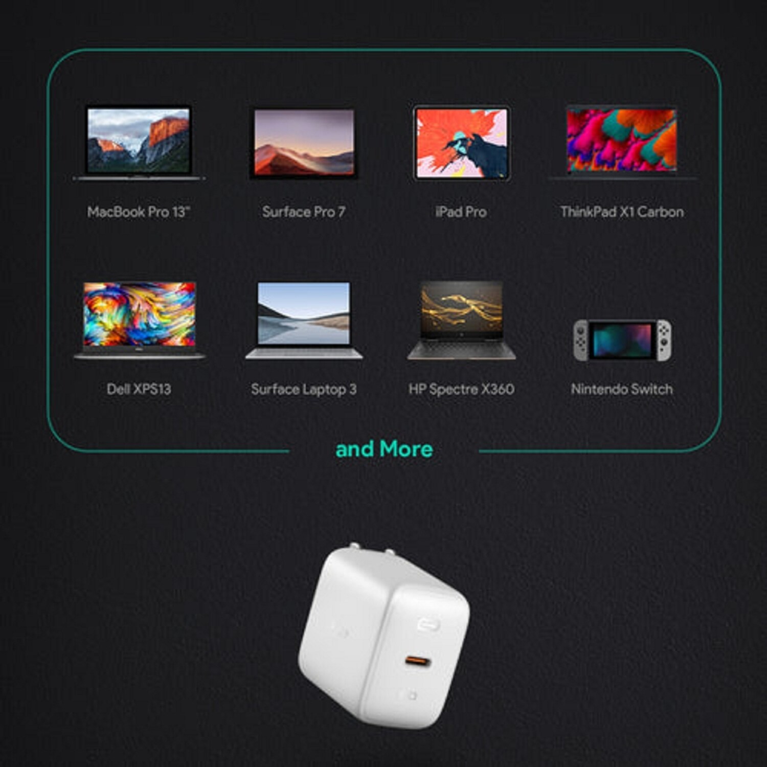 AUKEY PA-B2-Whi Omnia 61W PD-Ladegerät, weiße Farbe