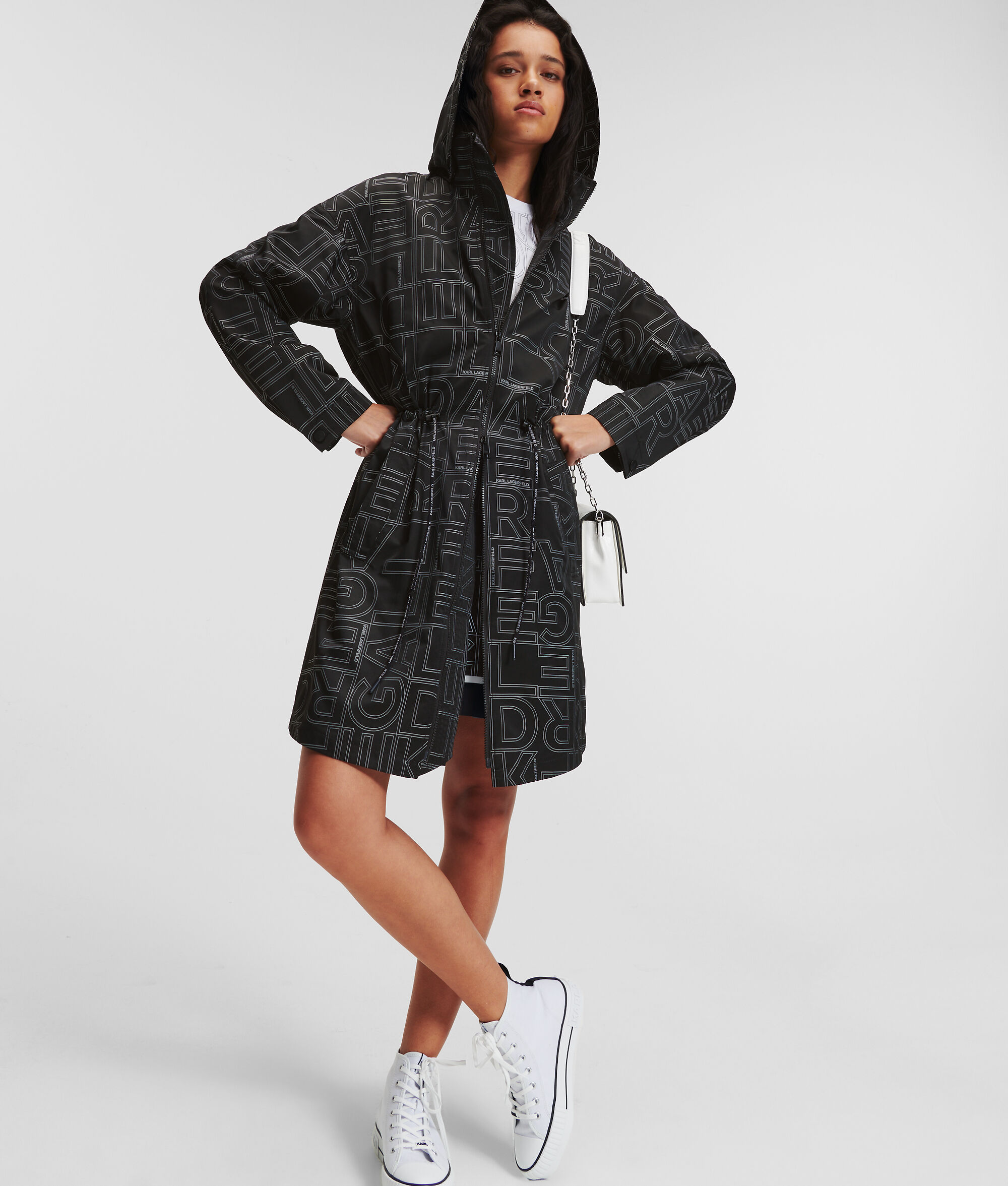 VESTE PARKA AVEC LOGO KARL