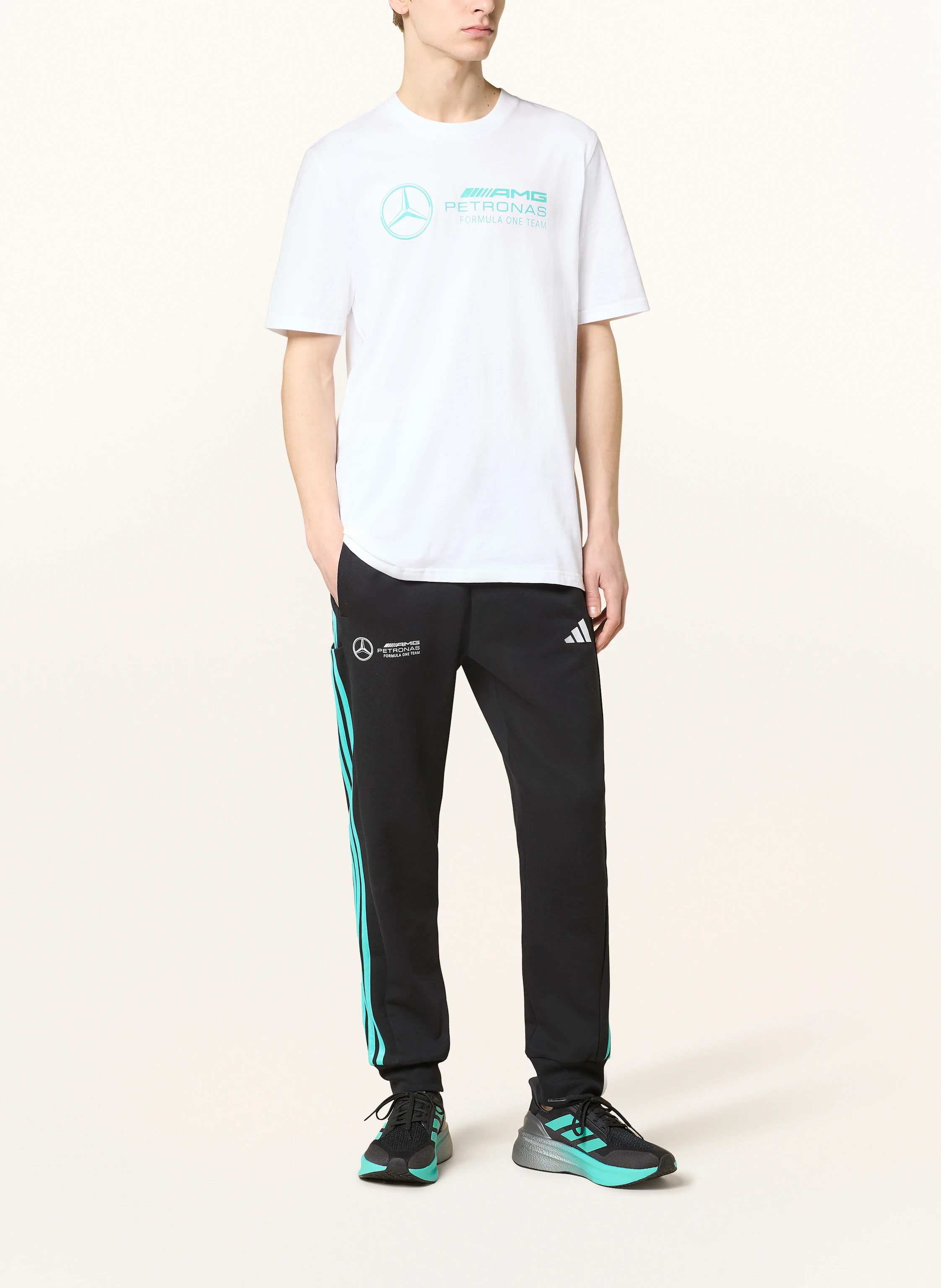 adidas T-Shirt MERCEDES - AMG PETRONAS FORMULA ONE TEAM DNA GRAPHIC