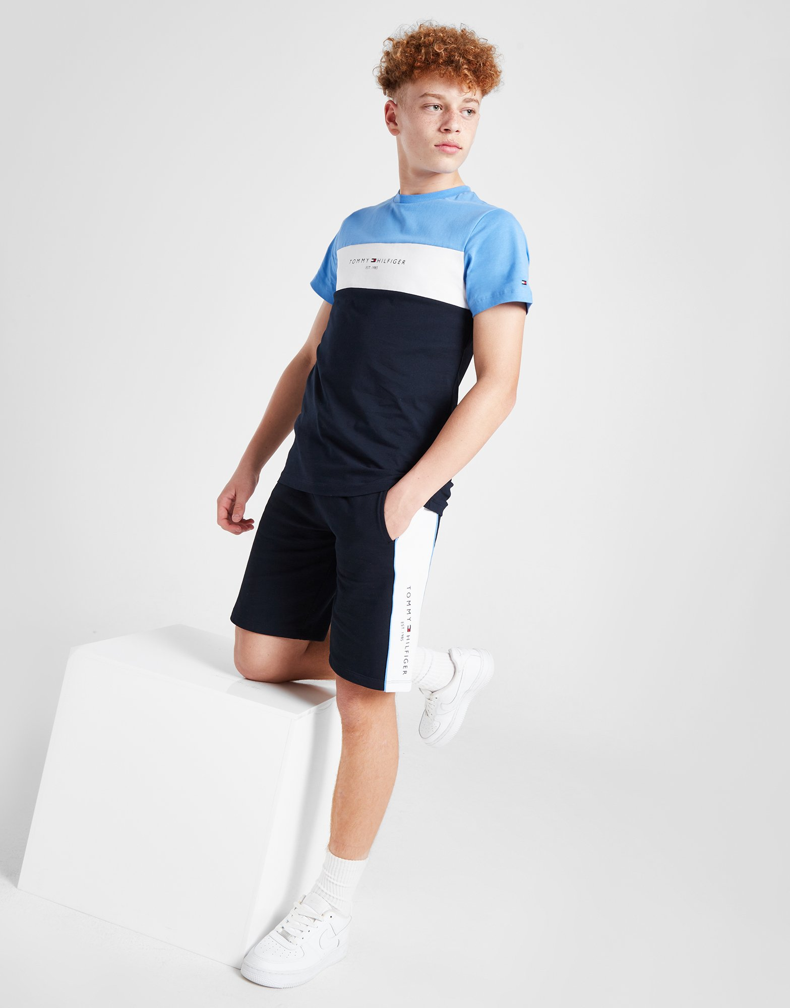 Tommy Hilfiger Ensemble T-shirt/Short Colour Block Junior