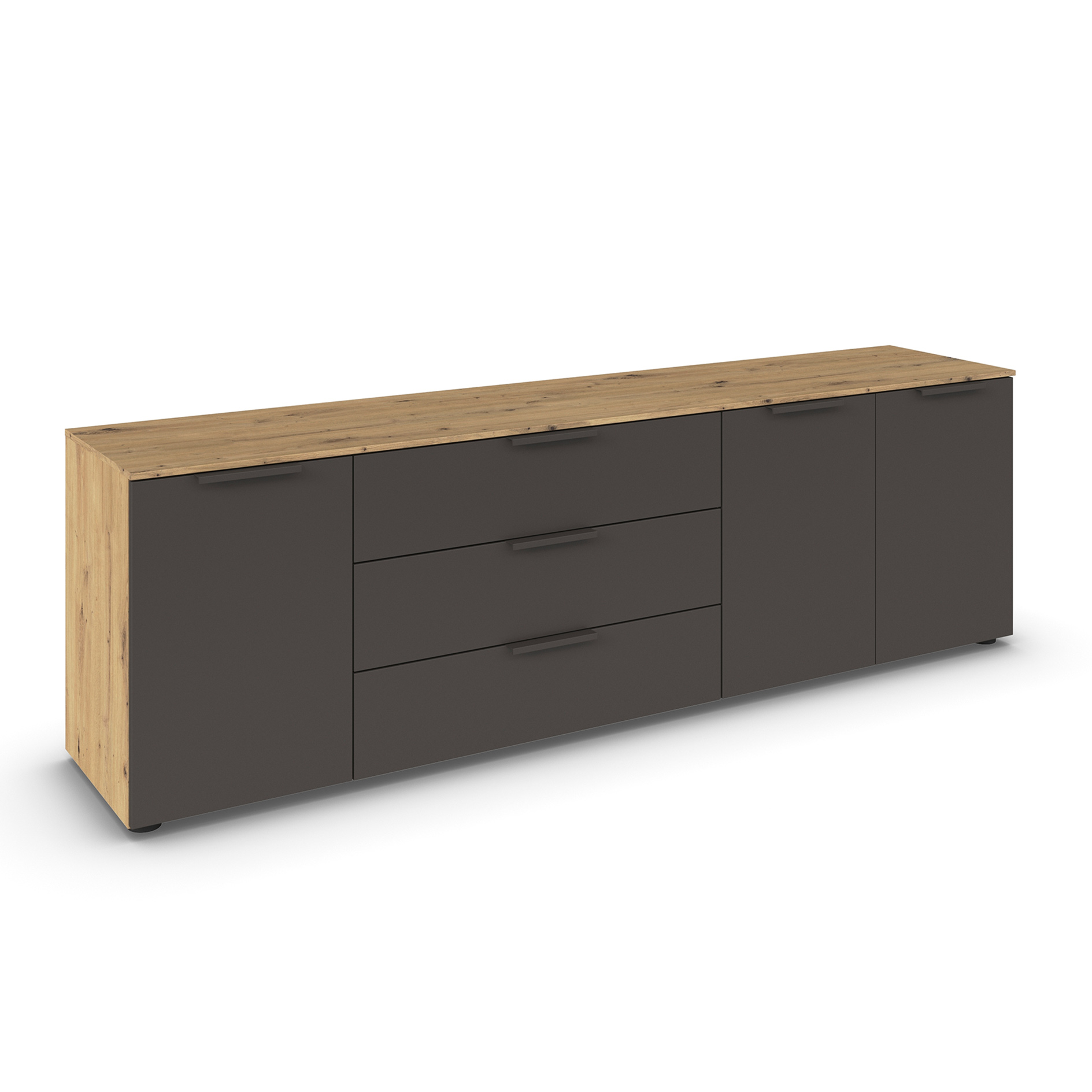 Lowboard - Artisan Eiche - graphit - 199 cm