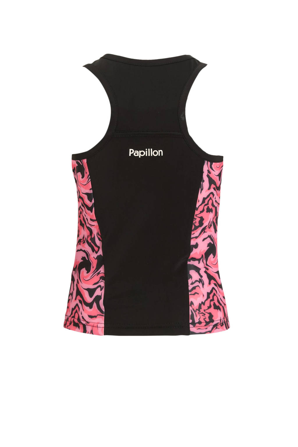 Papillon sporttop roze/zwart