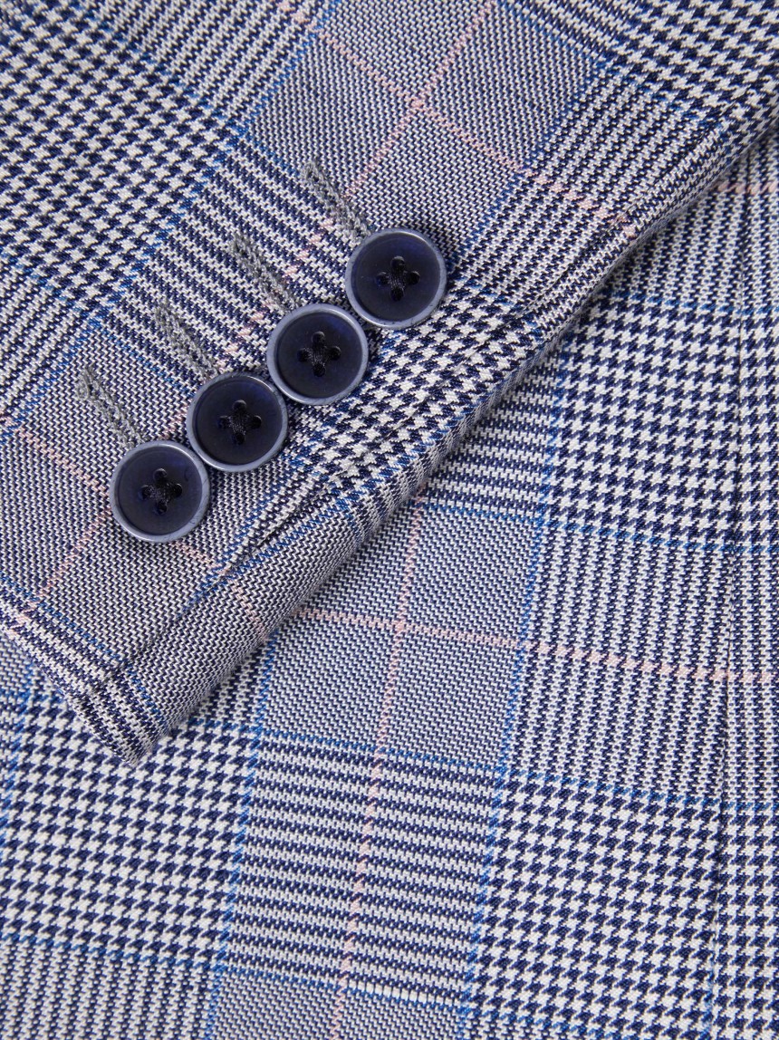 Blazer com padrão xadrez
