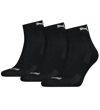 Puma AnkelStrømper - Quarter - 3-pak - Sort