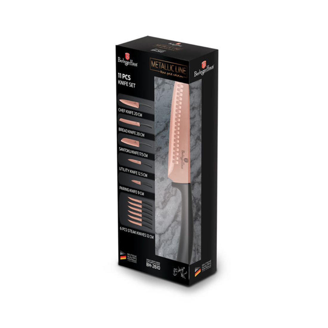 Berlinger Haus 11-teiliges Messer-Set rose-gold