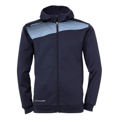 Jaqueta com capuz Liga 2.0 Uhlsport azul marinho/azul claro