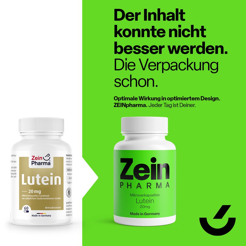 ZeinPharma® Lutein Kapseln 20 mg ZeinPhama