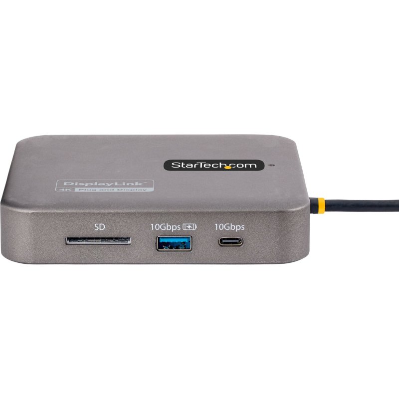 StarTech.com Station d'Accueil USB C, Double HDMI 4K 60Hz Compatible avec Macbook Pro (M1/M2/M3/M4) et Windows, Hub USB-A/USB-C 10Gbps, 100W Power Delivery, GbE, SD, Câble 56cm
