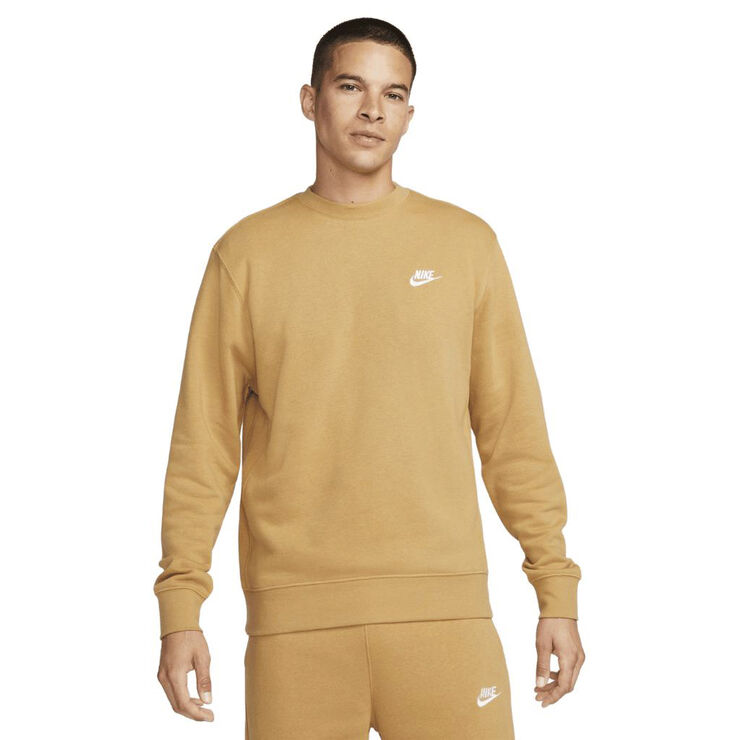 Nike club crewneck Elemental gold/white