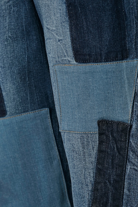 7/8-Jeans, Slim Fit, Patches, 5-Pocket