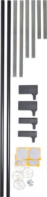 BabyDan Forlengning Sikkerhetsgrind Extend-A-Gate 7cm 2-p, Svart