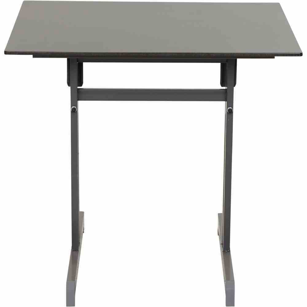 Gastrotisch - anthrazit - Tischplatte abklappbar - 80x80 cm