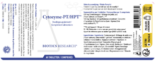 Biotics Cytozyme-PT/HPT Tabletten 60TB