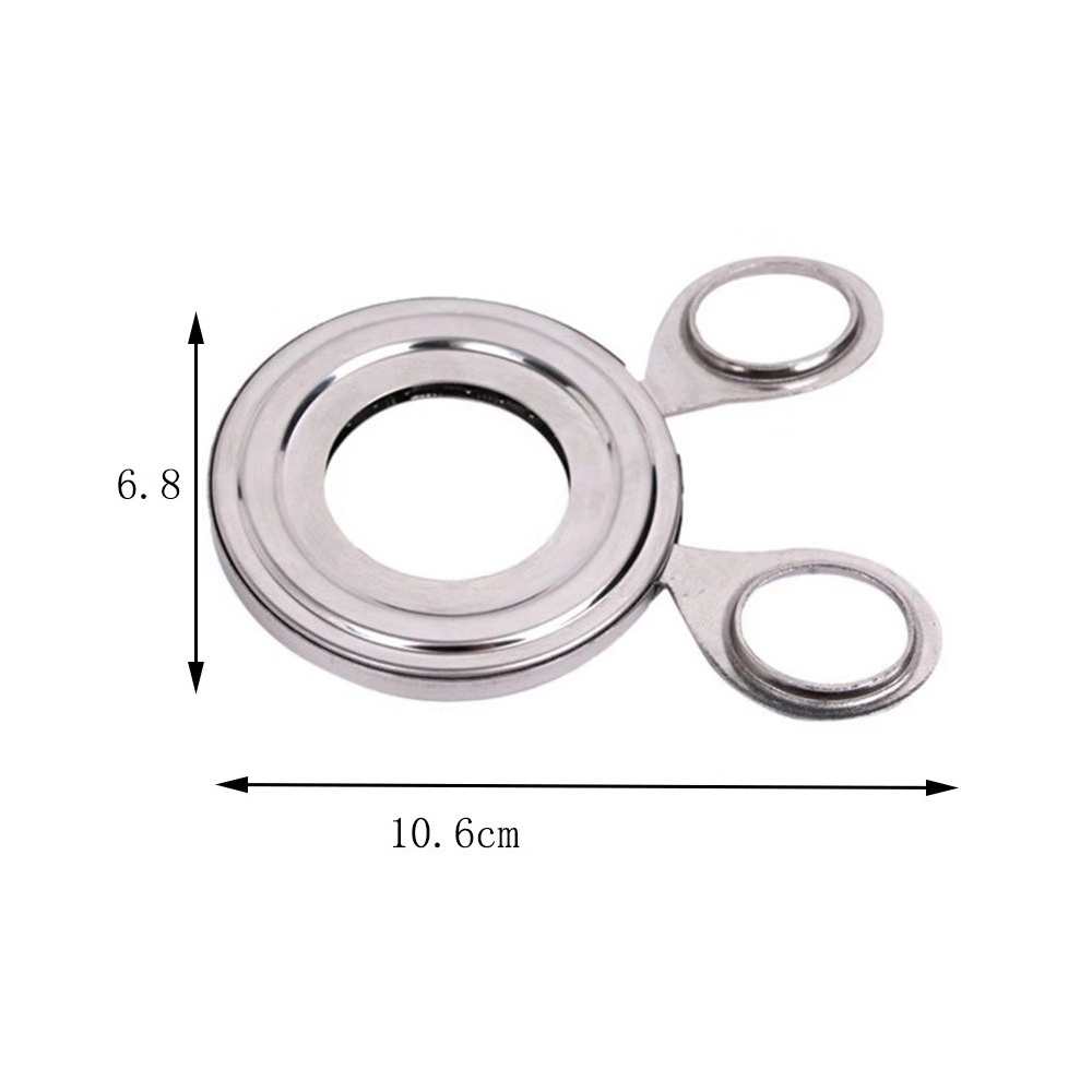 (Ø34mm) Edelstahl Eierschalenbrecher Cutter Eierköpfer Eieröffner - Silber