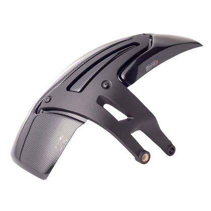 Garde boue Puig avec support aluminium - Noir