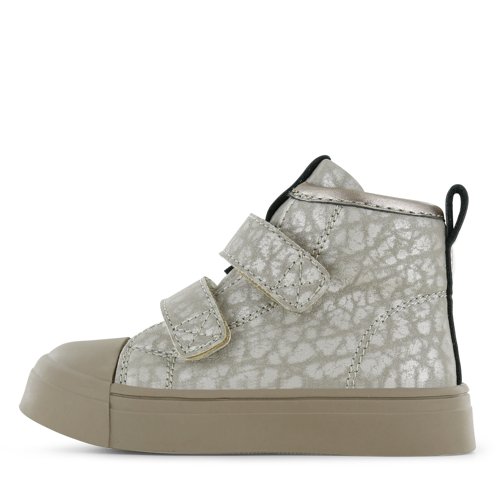 Shoesme champagne klittenbandboot Microfiber leer | Meisjes schoenen