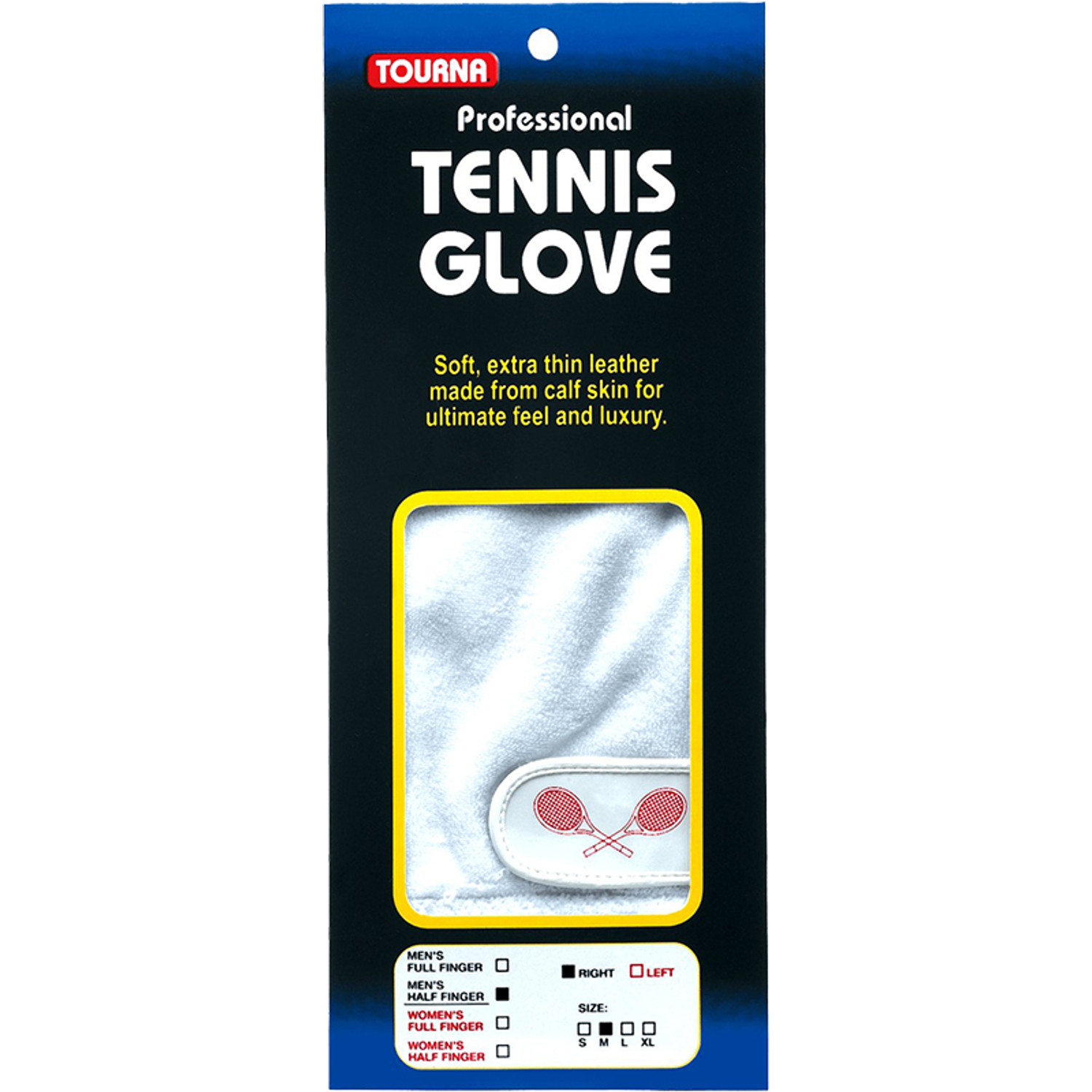 Tourna Half Finger Glove Left Hand Dames