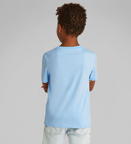 Calvin Klein T-Shirt - 2er-Pack - Monogramm - Blue Bell/Oyster G