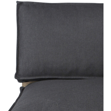 Hoekset palletkussen Serdi zwart - set van 3