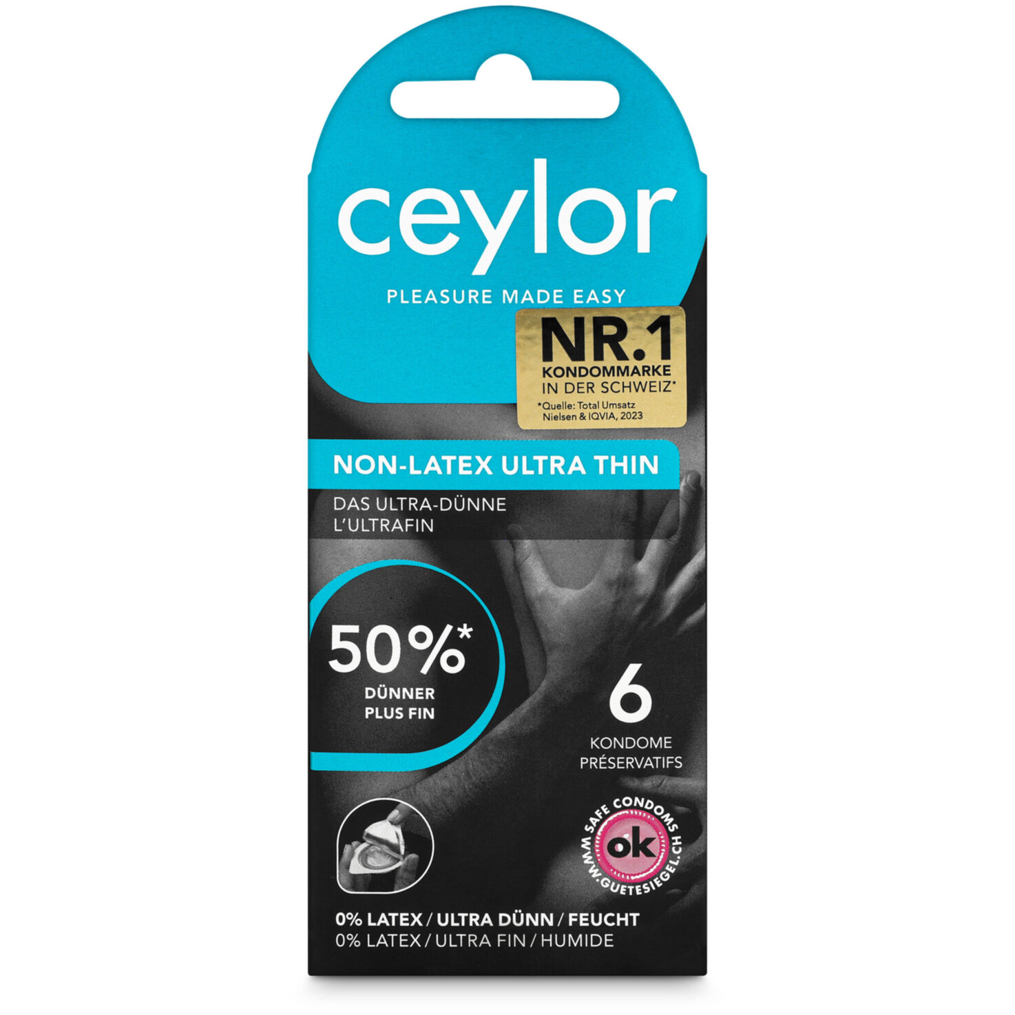 Ceylor Präservative Non-Latex Ultra Thin 6 Stück