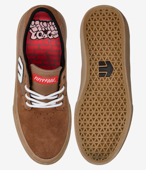 Etnies x 50to01 Barge LS Schuh (brown gum)