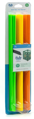 3Doodler Create+ PLA Citrus Glow Stenger 75-Pack, Grønn/gul/oransje