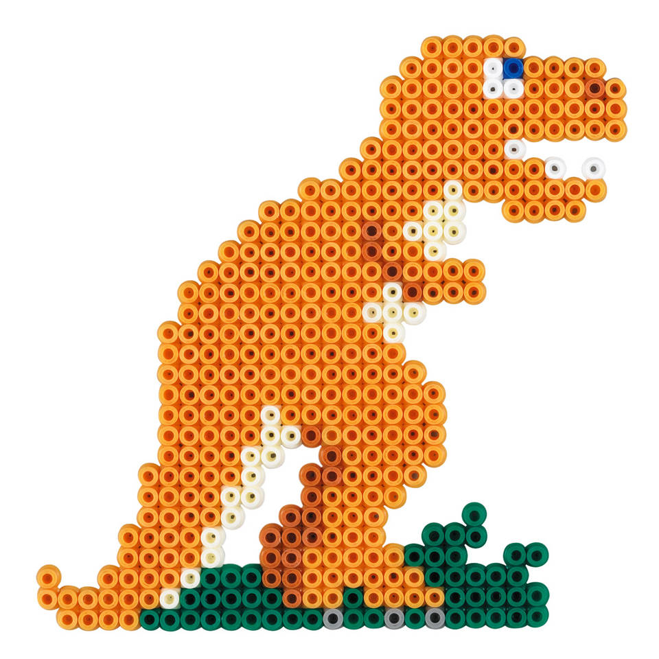 Hama strijkkralen dinosaurus - 2000-delig