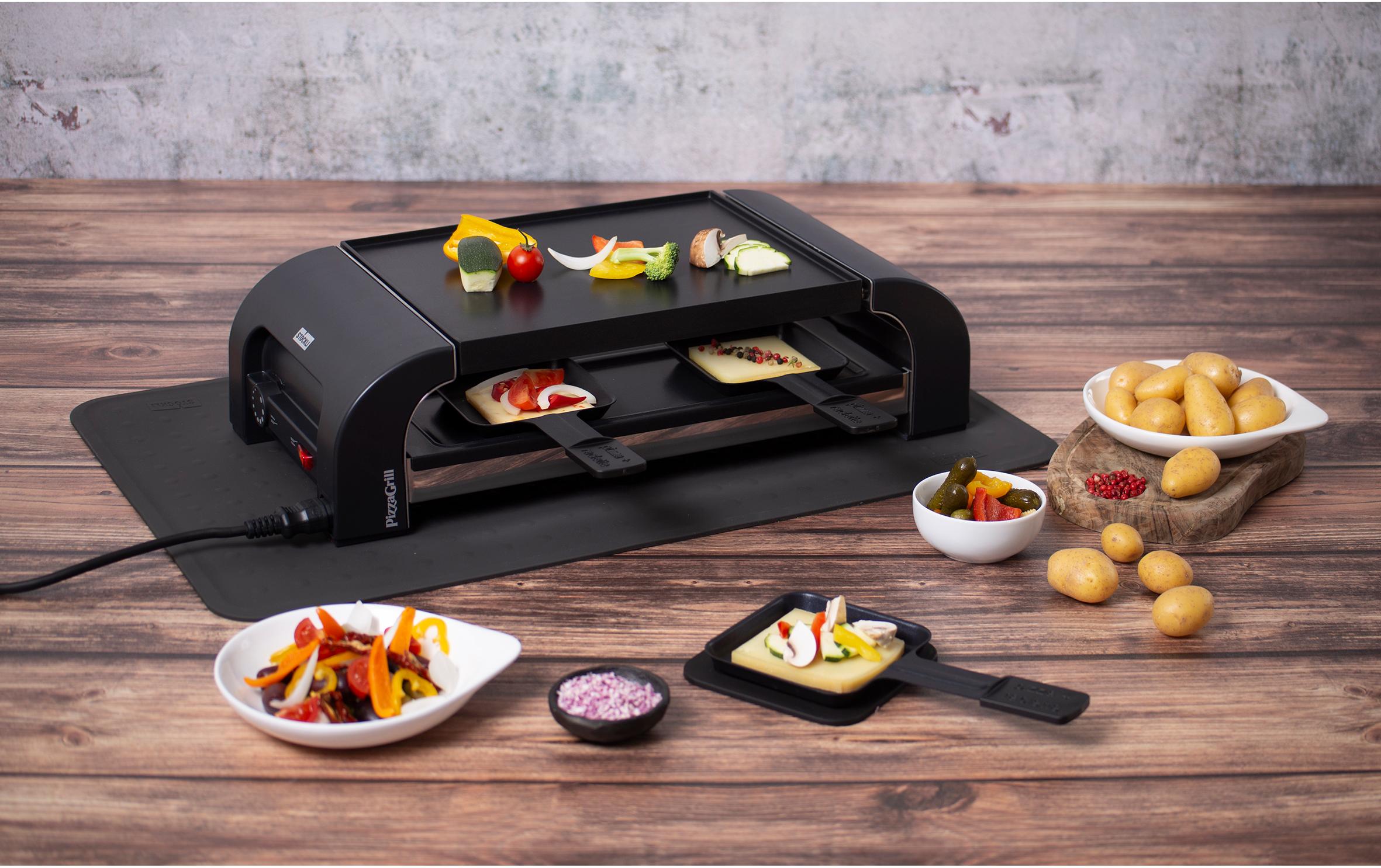 Silikonauflage Pizza-Grill 62 cm AnthrazitTischschoner für Pizza-Grill