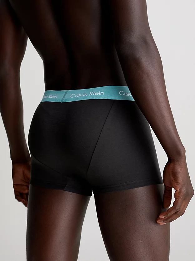 Pacote com 7 Cuecas Boxer de Cintura Baixa - Algodão Elástico
