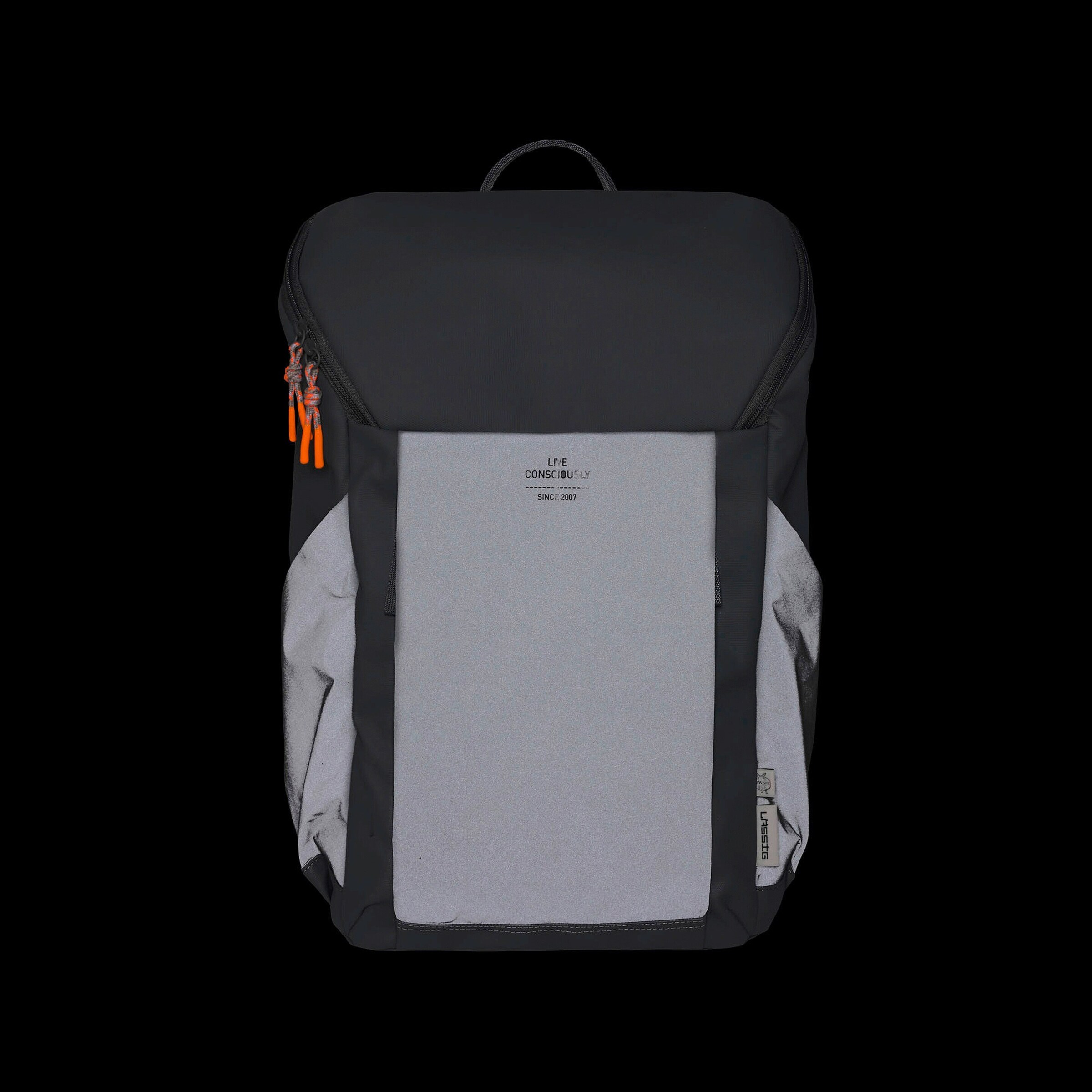 Lässig - GREEN LABEL Slender Up Wickelrucksack reflective anthracite