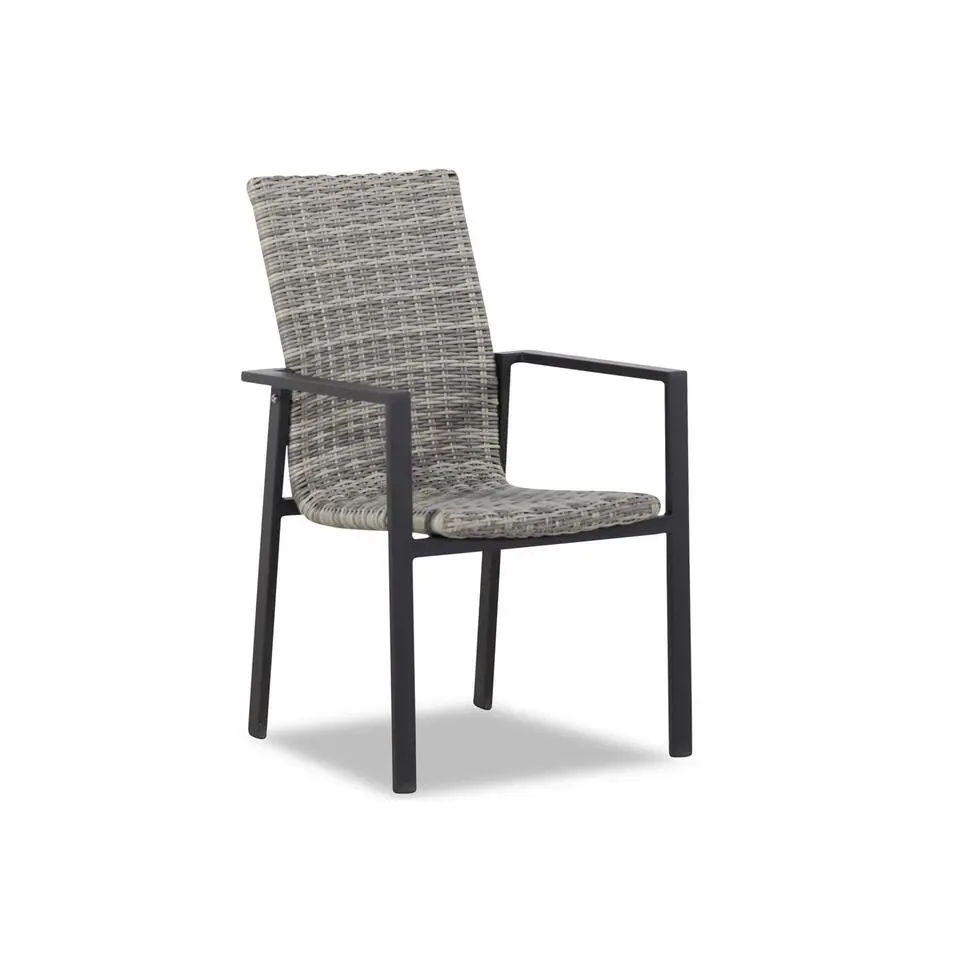 Tuinstoel stapelbaar Wicker Grijs-antraciet Lifestyle Garden Furniture Upton