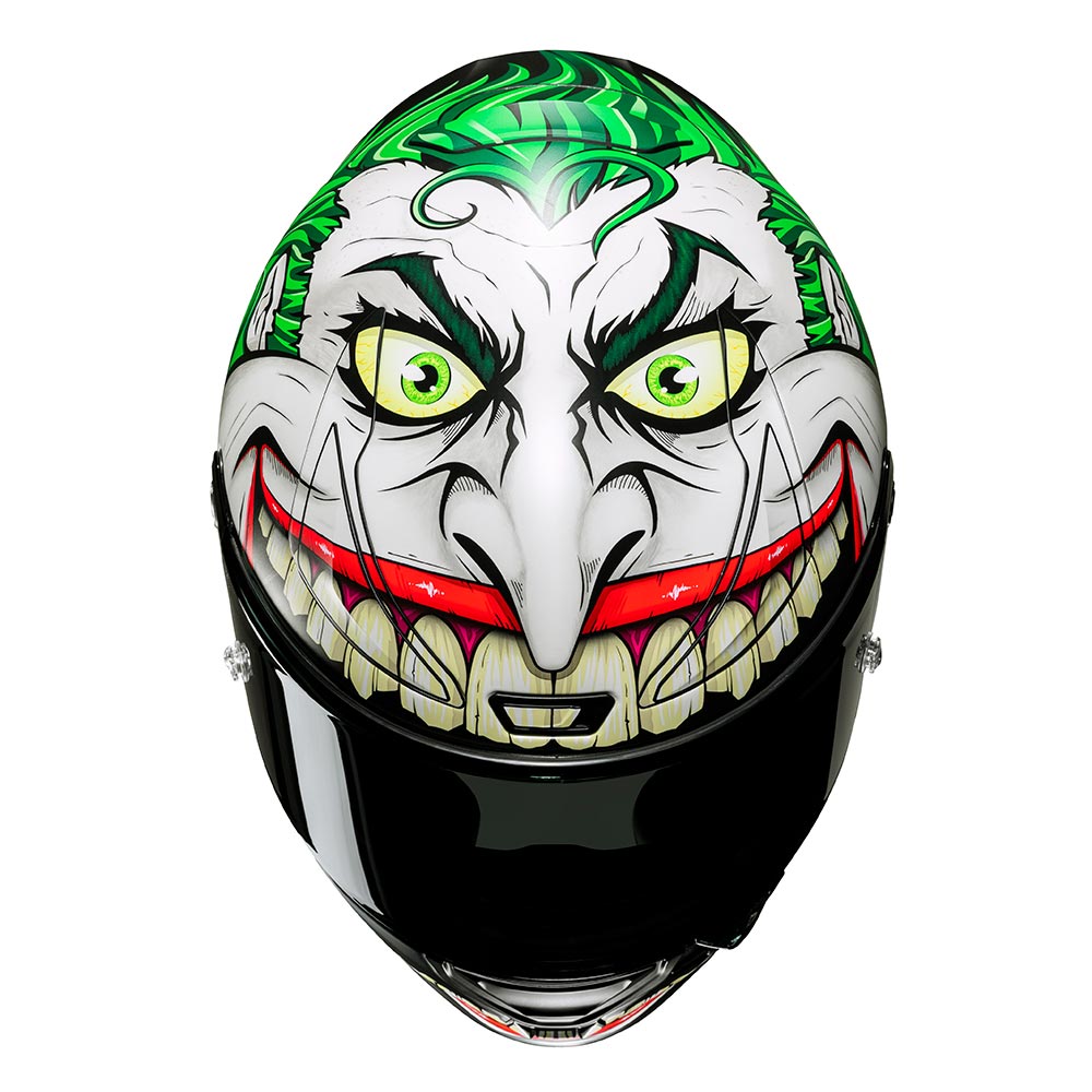 HJC - Casque RPHA 1 Joker DC® MC48SF / Blanc / Vert fluo / Violet / Mat