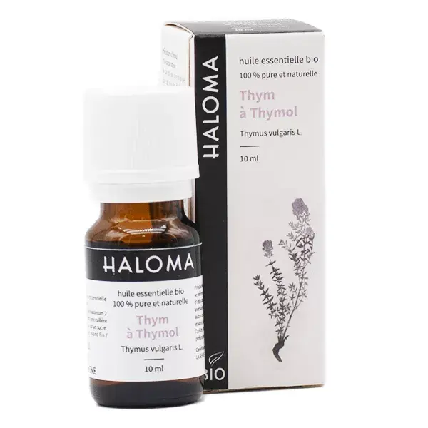 Óleo Essencial de Tomilho Orgânico Haloma com Timol 10ml