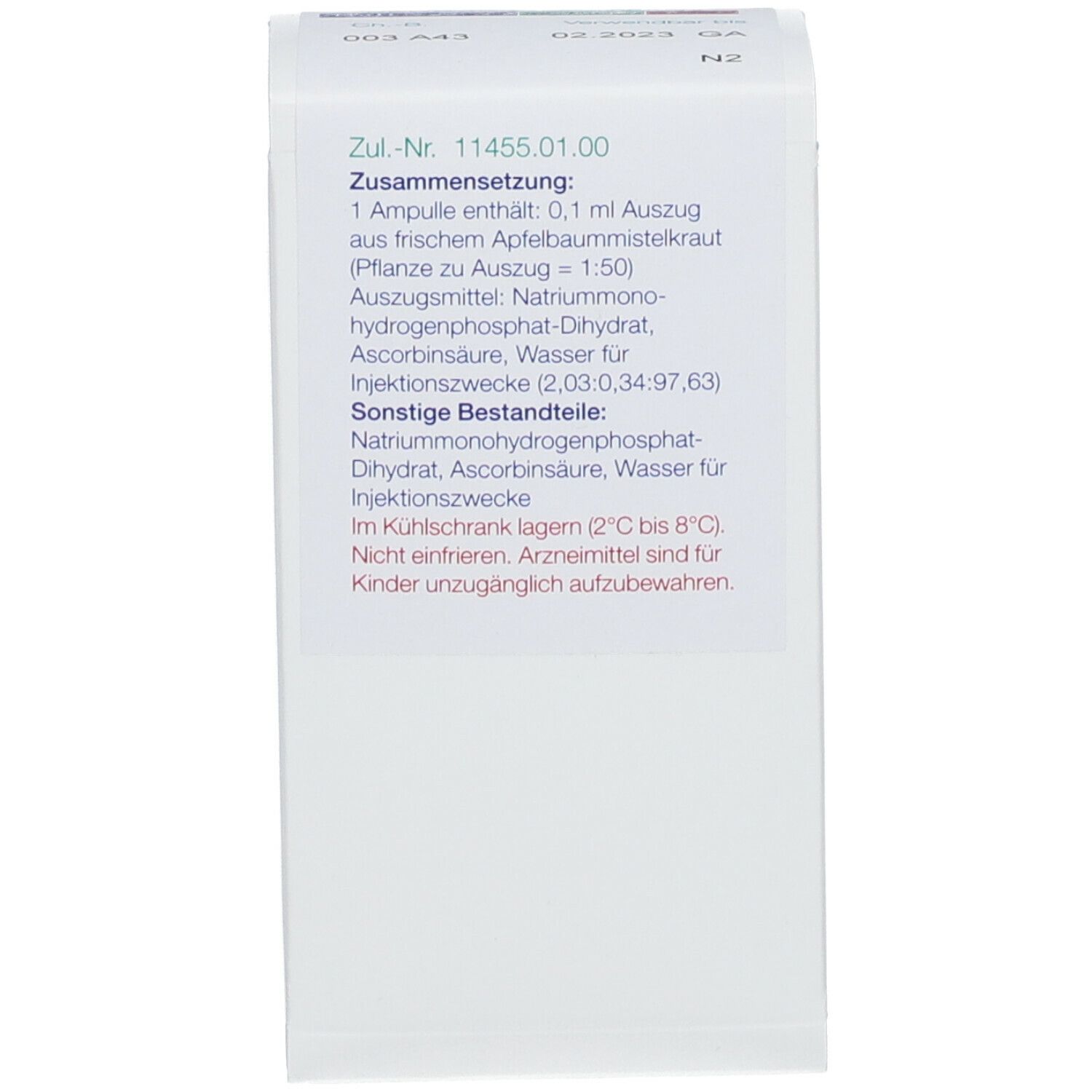abnobaVISCUM® Mali 2 mg Ampullen