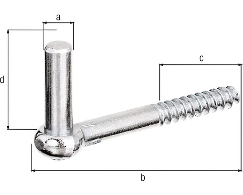 Klem type J voor het vastschroeven 115 x 13 mm verzinkt, dikfilm gepassiveerd