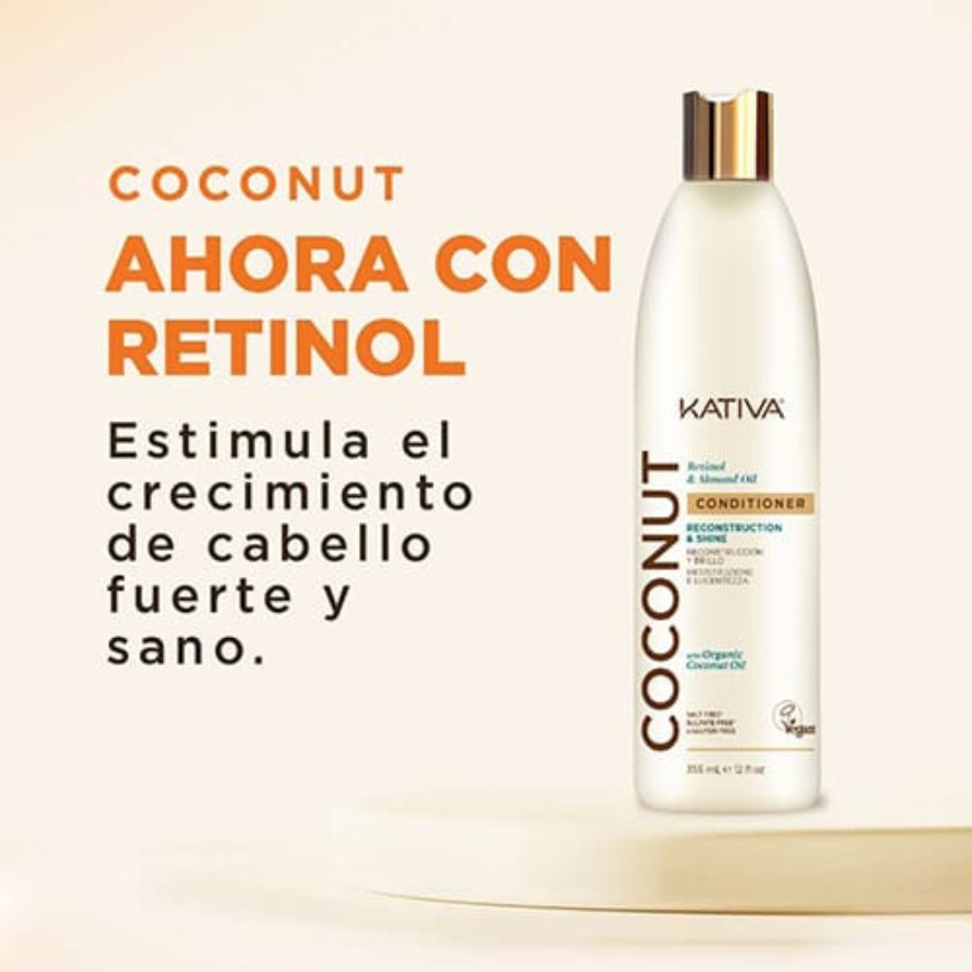 Kativa  Condicionador Coconut Almond - 355ml