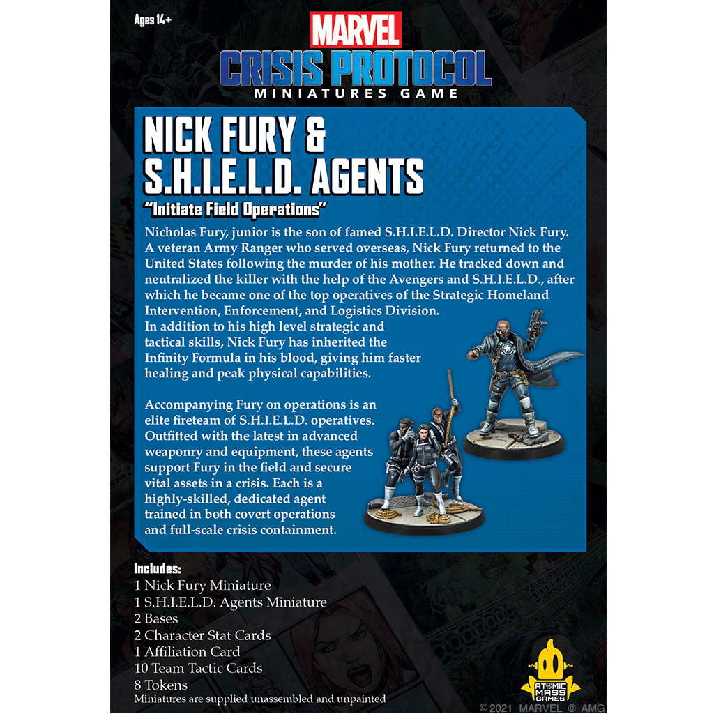 Marvel Crisis Protocol: Nick Fury Jr. & SHIELD Agents