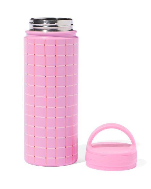 gourde 500 ml inox carreaux