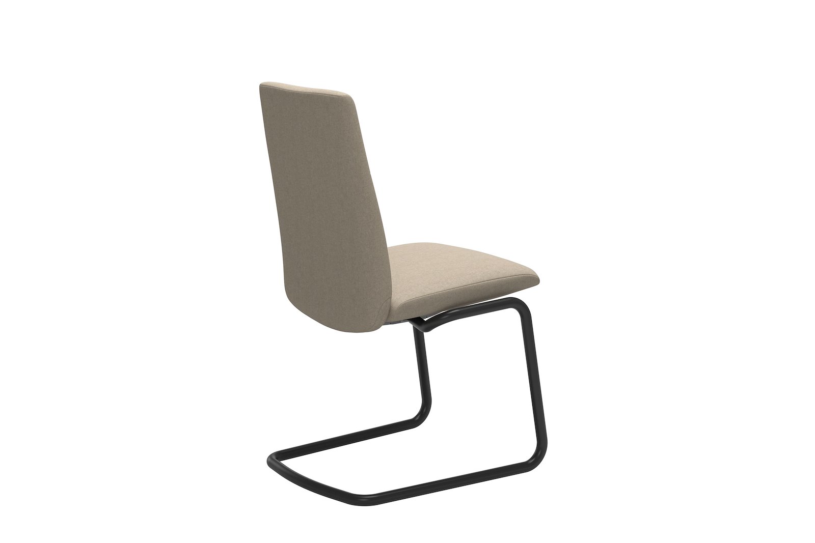 Chilli spisestol Tekstil Calido - Light Beige - Sort