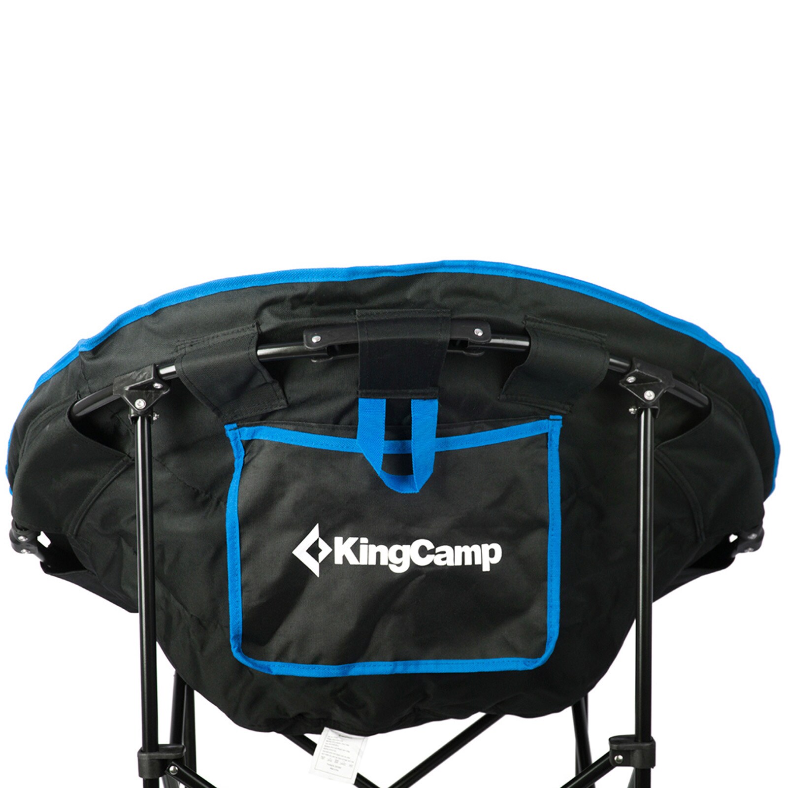 KINGCAMP MoonChair L Camping Klapp Stuhl Falt Sessel Garten Angel Outdoor 120 kg Farbe: blau