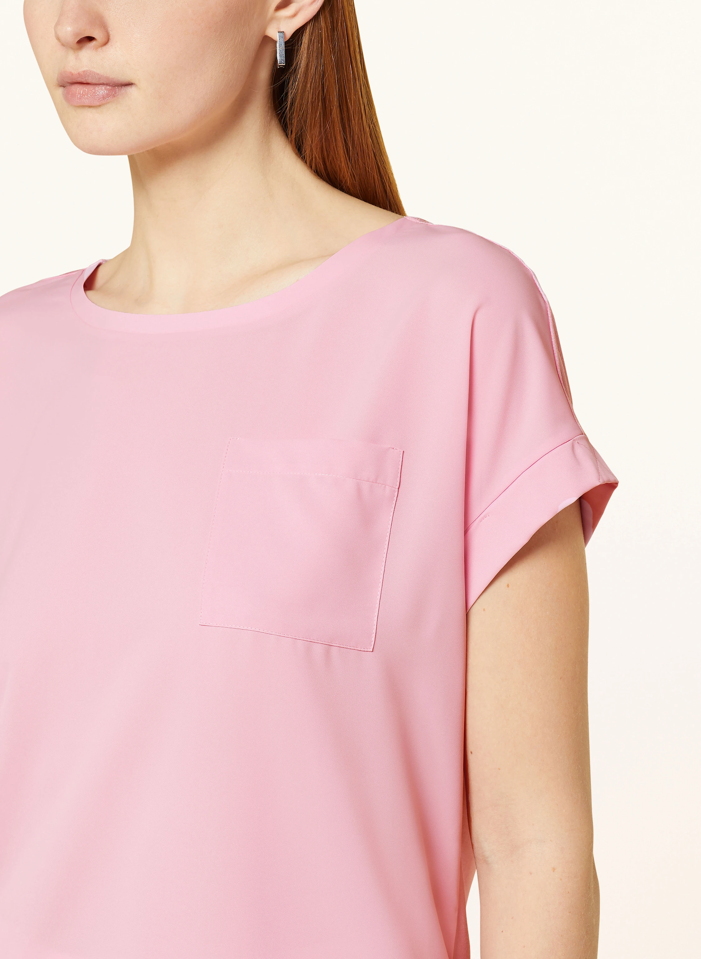 monari Blusenshirt mit Materialmix
