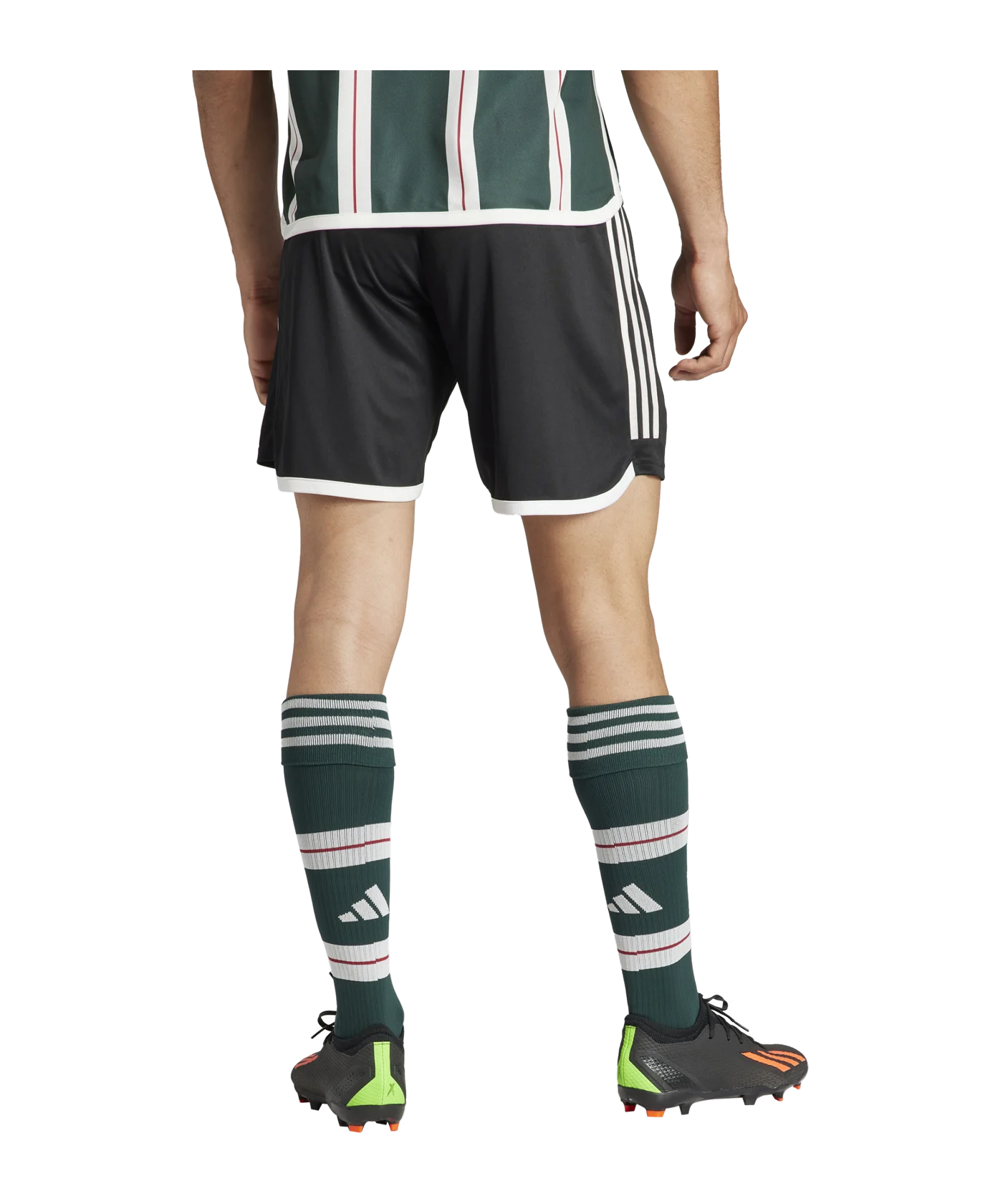 adidas Manchester United Short Away 2023/2024 Schwarz