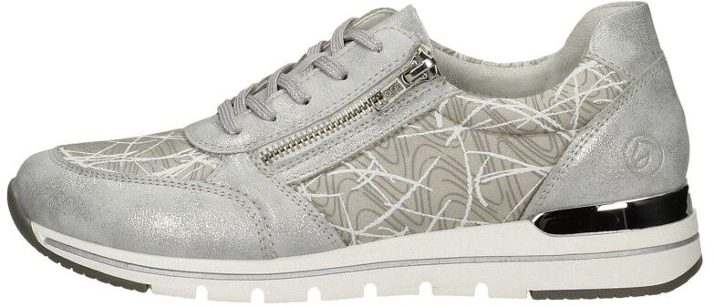 Remonte Veterschoenen Laag licht grijs