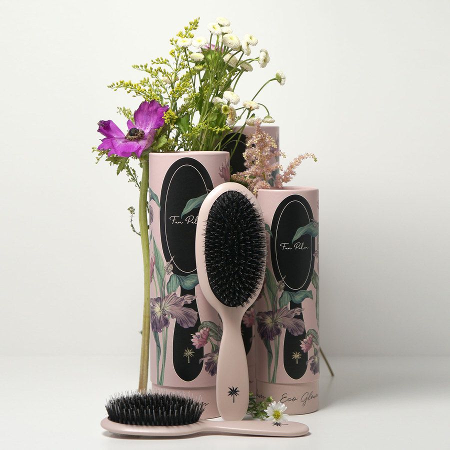 Fan Palm Nylon Brush Eco Glam Medium